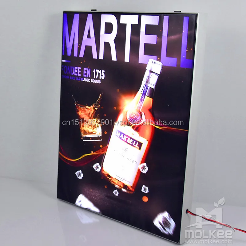 
Aluminum dynamic light box advertising animation led flashing light box 