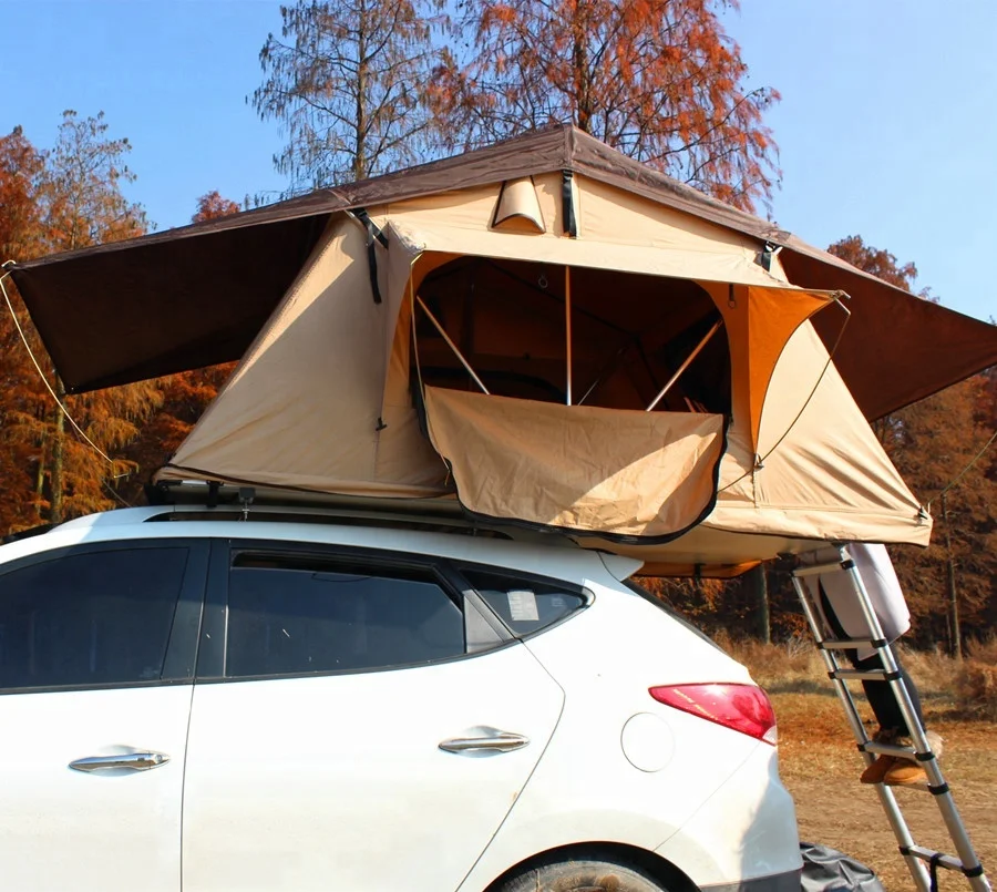 RT-S140 Folding Manually Roof Top Tent Car Camping Roof Top Tent Outdoor Tent