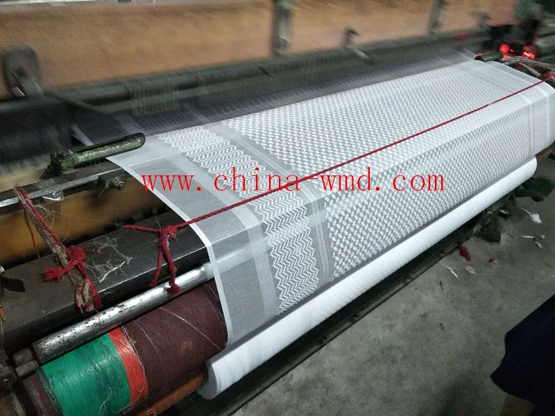 shuttle loom for shemagh yashmagh arab scarf weaving with good quality