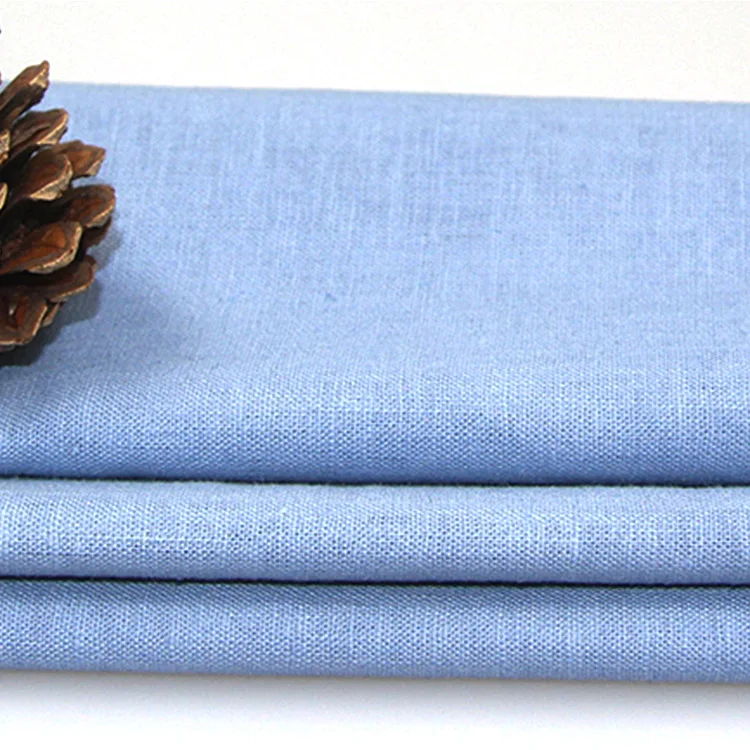 Normal Italian Pure Pants 45% Cotton 55% Linen Fabric