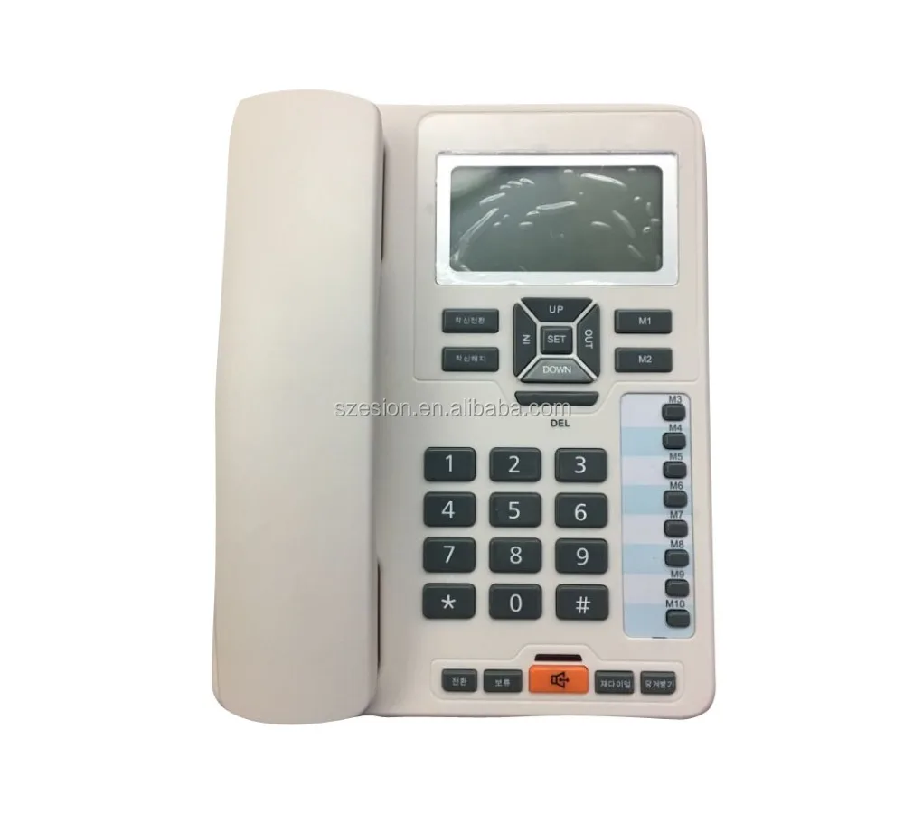 ESN-500 Corded desktop caller ID telephone home telephone office telephone landline phone
