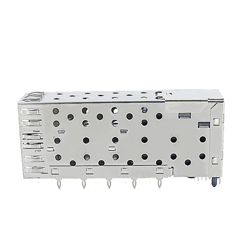 Разъем SFP, 1x1 клетка с emi Весна заземляющий контакт нажмите Fit