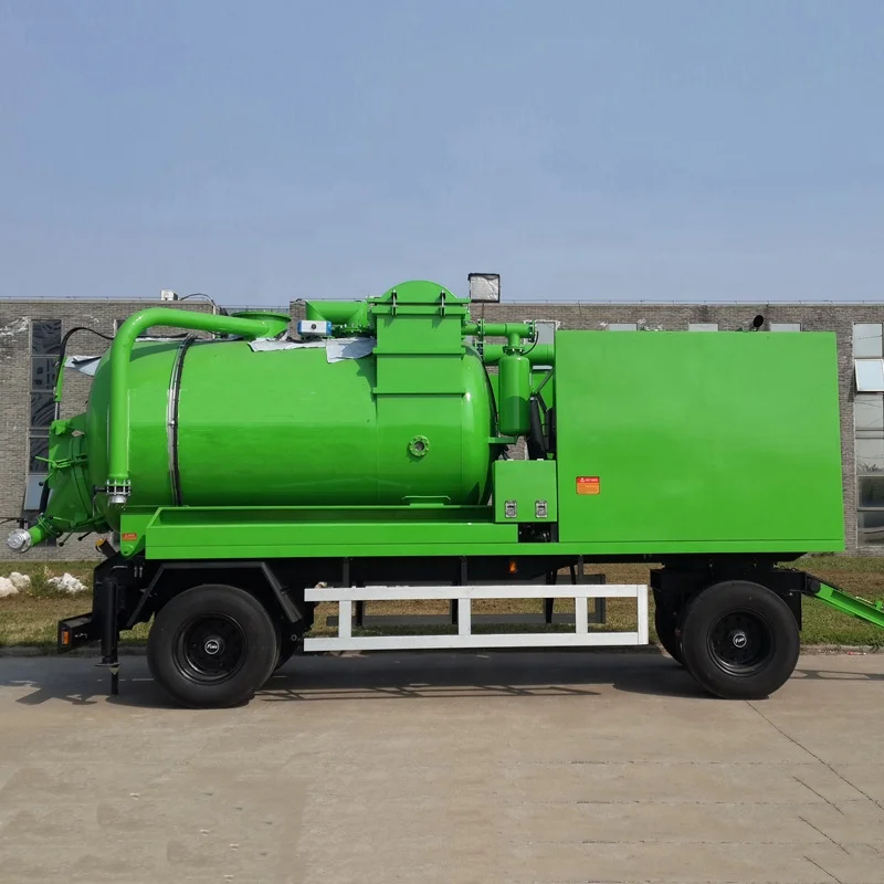 Hot sale 25ton towed Dust Vacuum Suction Trailer trailer
