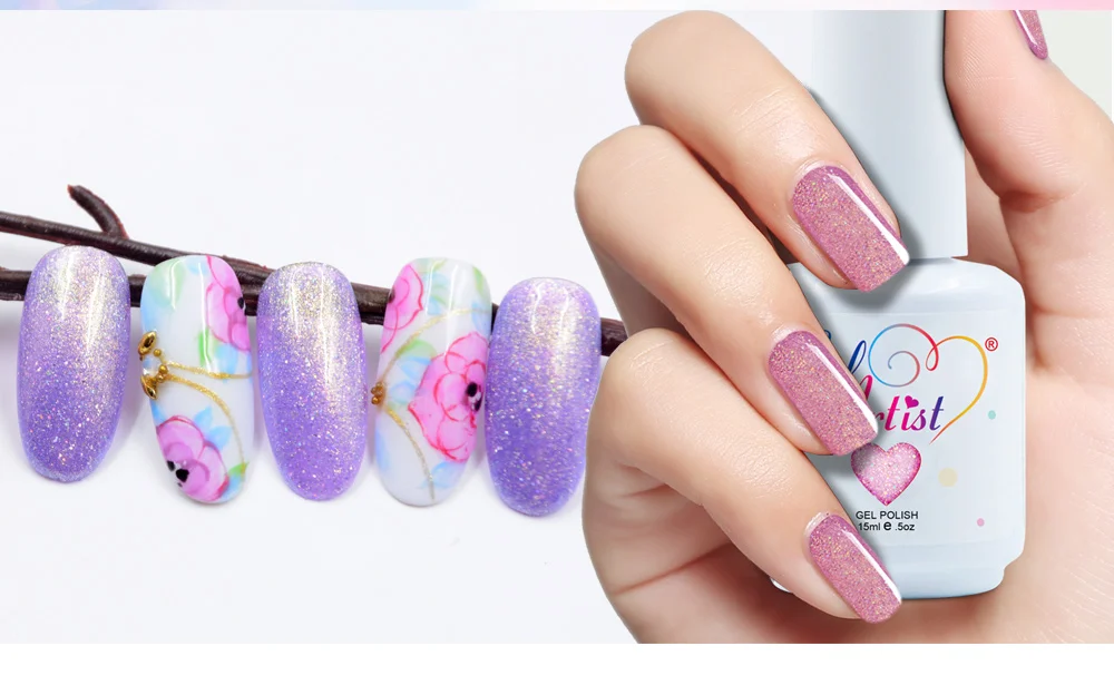 Gelartist Newest Gel Beauty Product Glazed Gold Series natural non toxic nail polish color