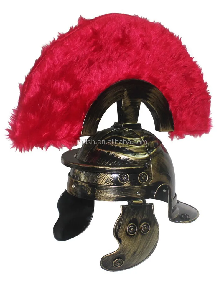 MHH109 Party plastic toy medieval armor roman war Spartan helmet/ roman centurion helmet