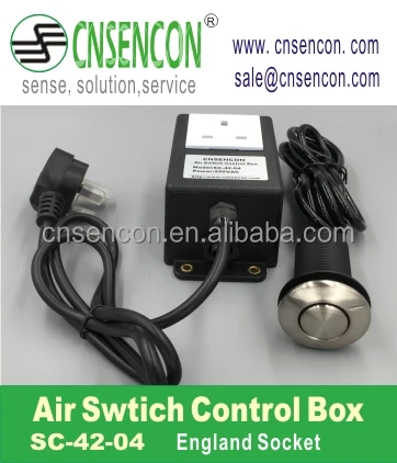 SAS16A/21A Alternative air switch for SPA and foot waste disposer