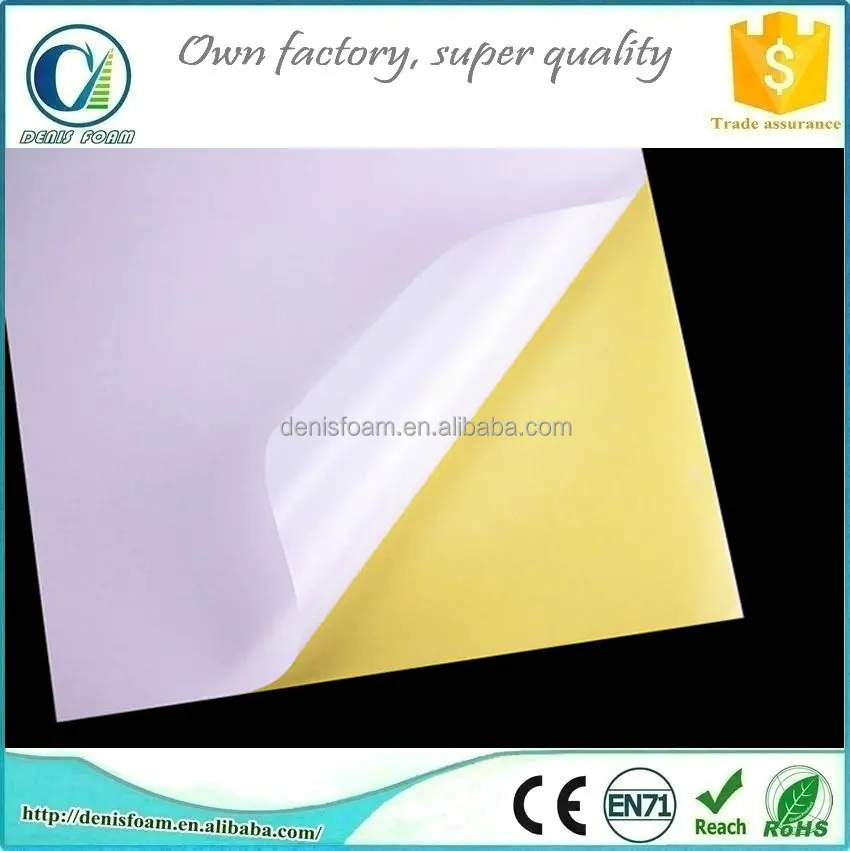 Self adhesive sticker paper