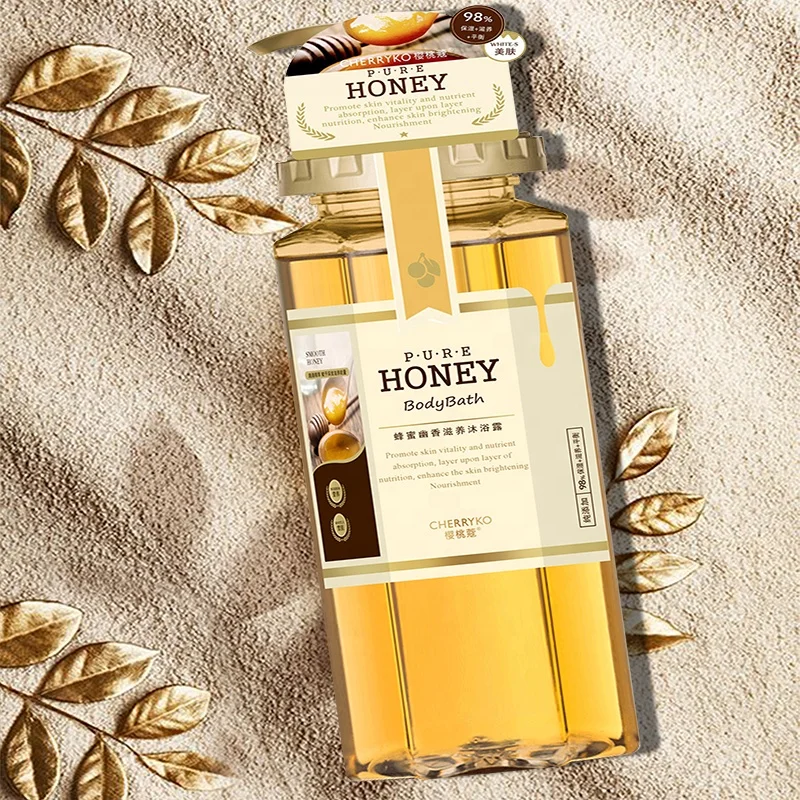 Лидер продаж, натуральный экстракт меда, гель для душа, для ванны, для душа, медовая жидкость для мытья тела