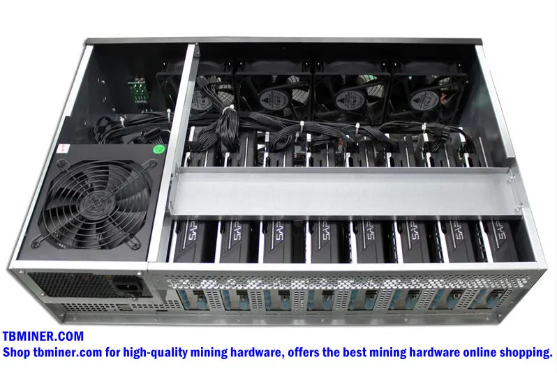 
China manufacture wholesale 6/8 GPU mining kit ethereum mining rig 