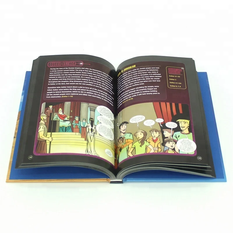 Full Color Manga Book Printing Manga Printing House in China