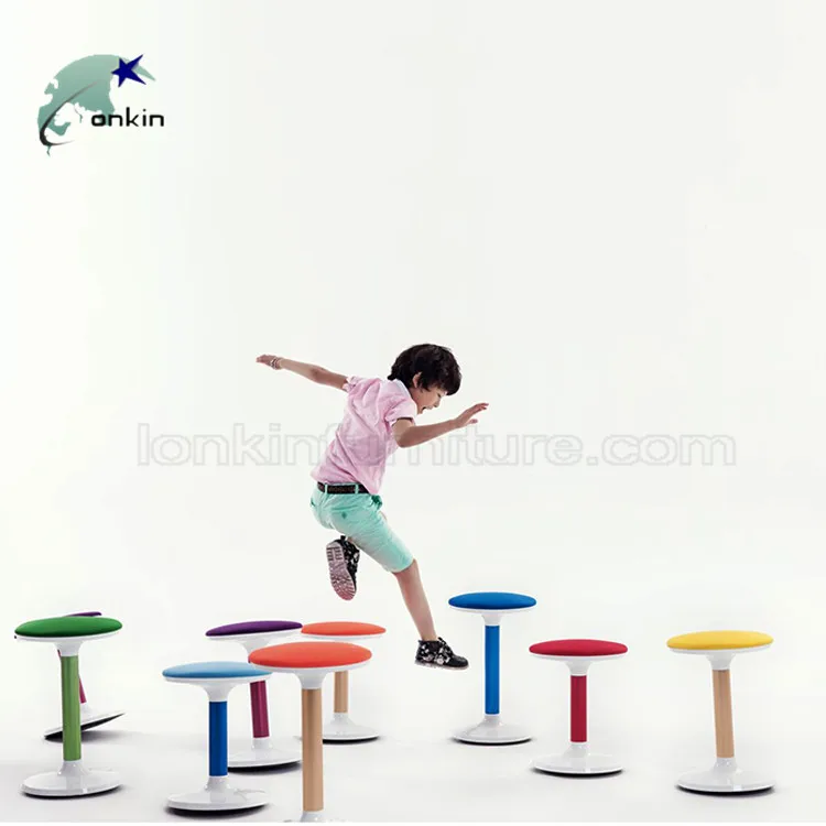 Healthy working height adjustable wobble stool for sale