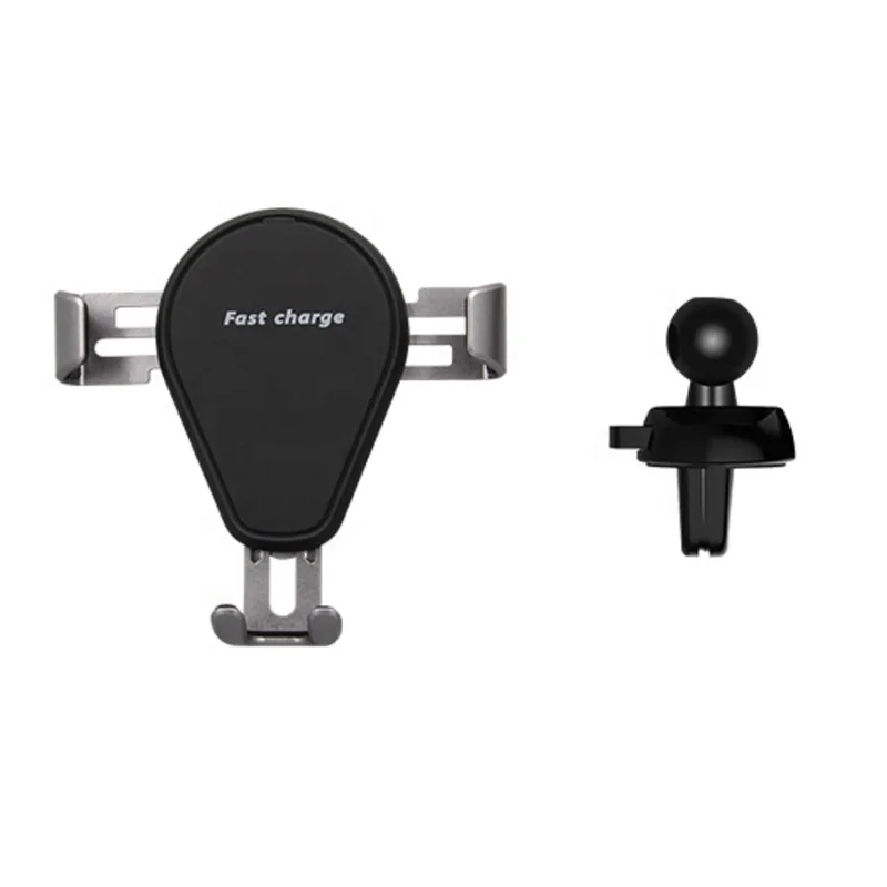 Car Gravity Bracket Wireless Charger, Put Down the Charge, Pick Up and Play Wireless Charging 7.5W Fast Charge