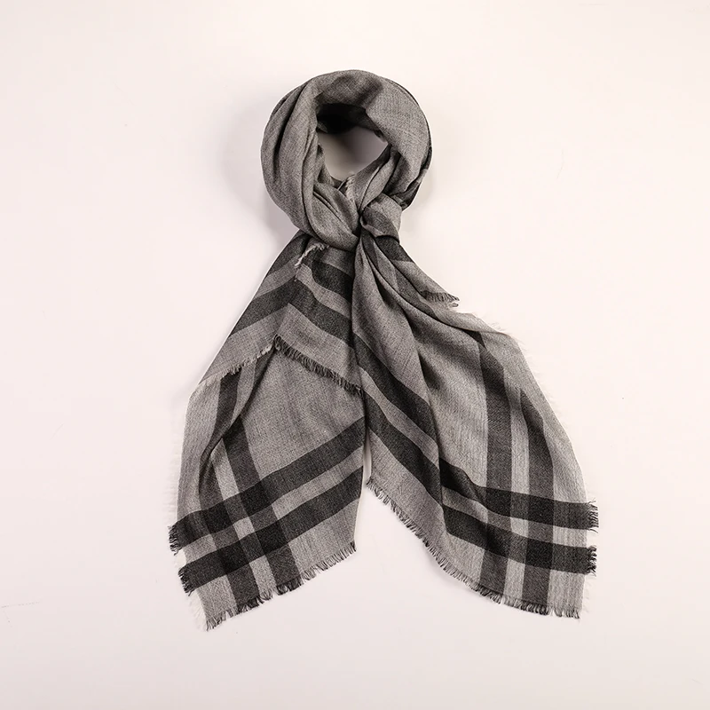 Cashmere Hijab Scarf Wool Oversized Shawl Kashmir Stole Scarf Women Adult EDELWEISS Warm Blankets for Winter Screen Print Scarf