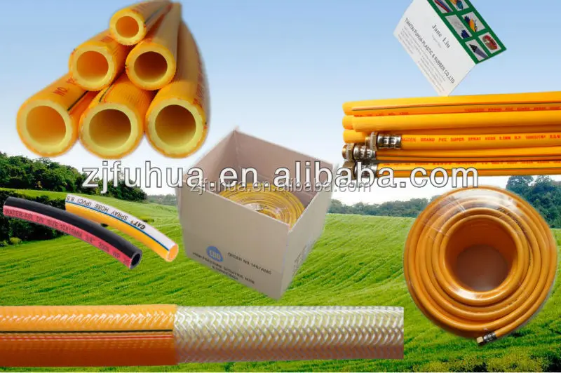 Yellow Color Korea Technical Pvc Hose High Pressure Sprayer Pipe
