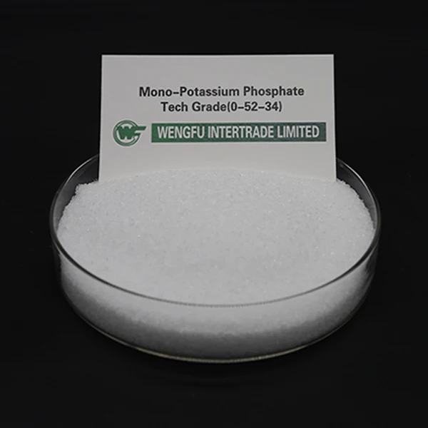 
China Agricultural Industry MKP 0 - 53 - 34 Technical Grade Single Super Mono-Potassium Phosphate 