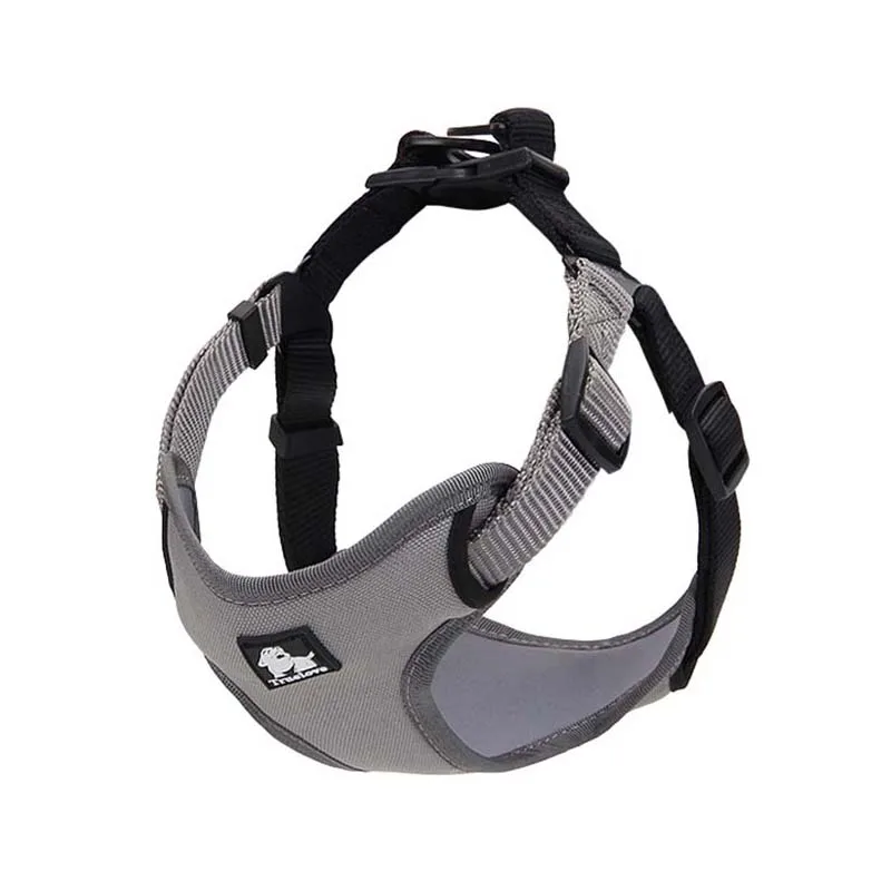 Truelove wholesale amazon hot selling nylon pet harness adjustable breathable reflective dog harness vest