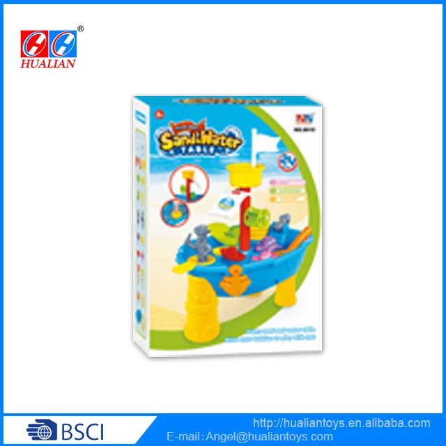 Luxury PP Pirate Boat Beach Sand Toy and Water Play Table