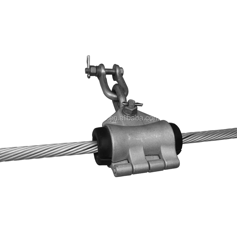 Suspension bridge cable clamp