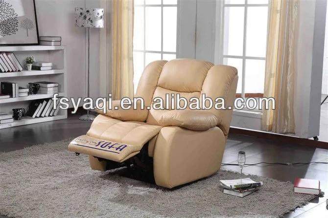 Home cinema sit and lie functional sofa Germany style leather recliner sofa