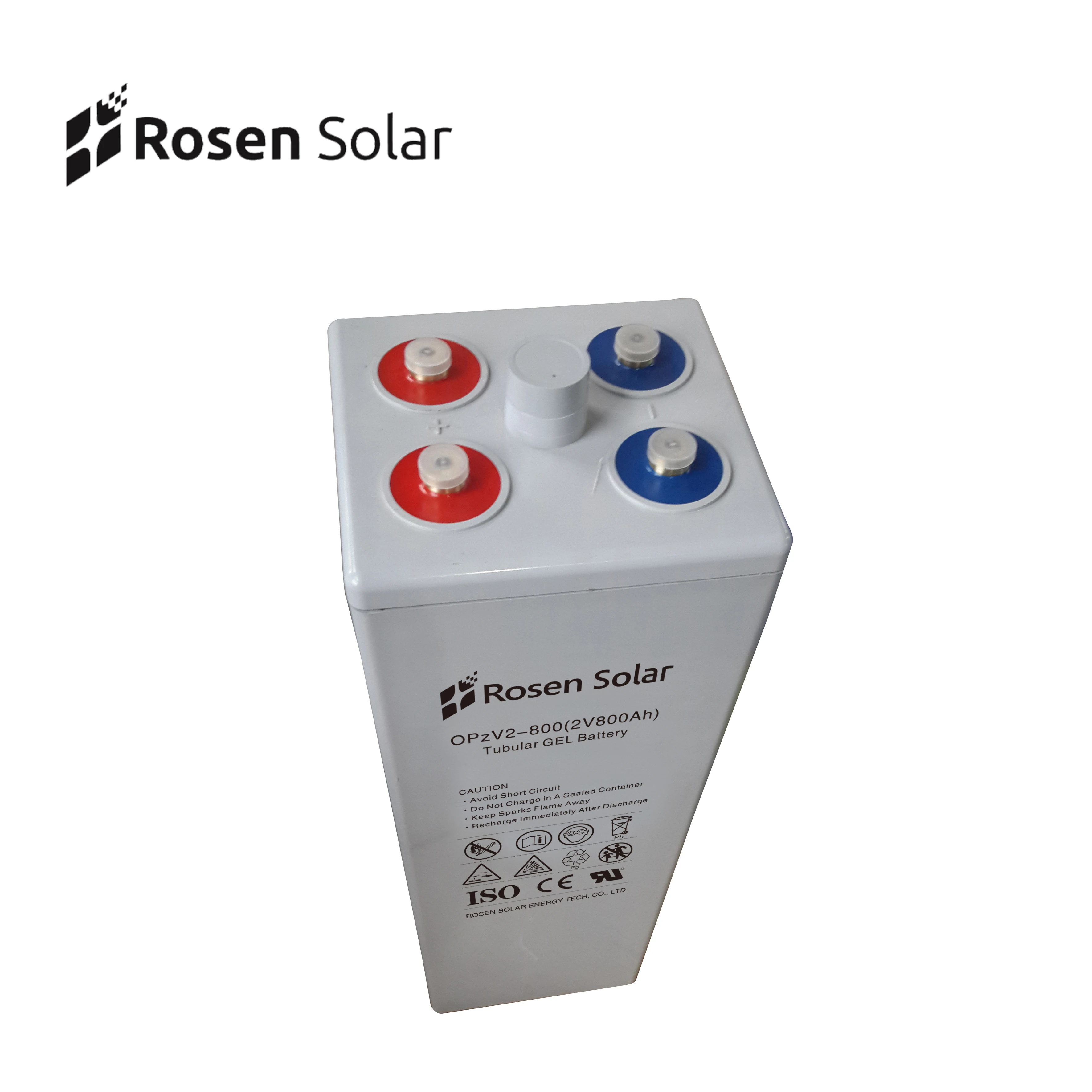 Rosen OPzV 2V 800Ah GEL Deep Cycle Maintenance Free Battery Price