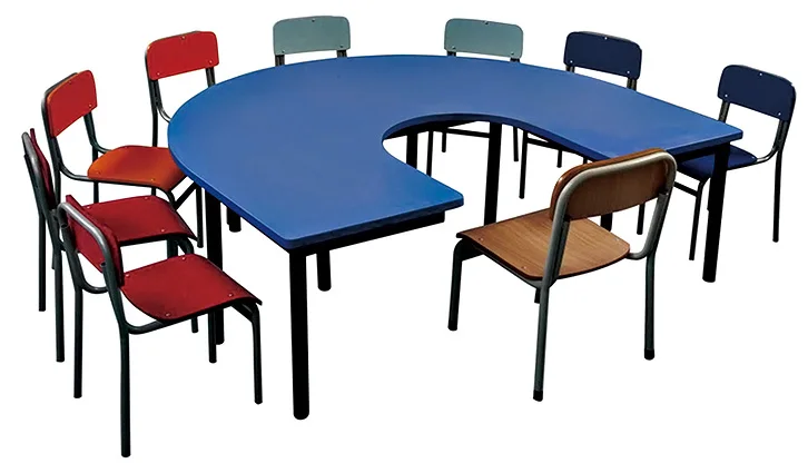 SF-36C Antique Wooden Round Kids Study Table And Chair Set For Sale Student Combine Desk