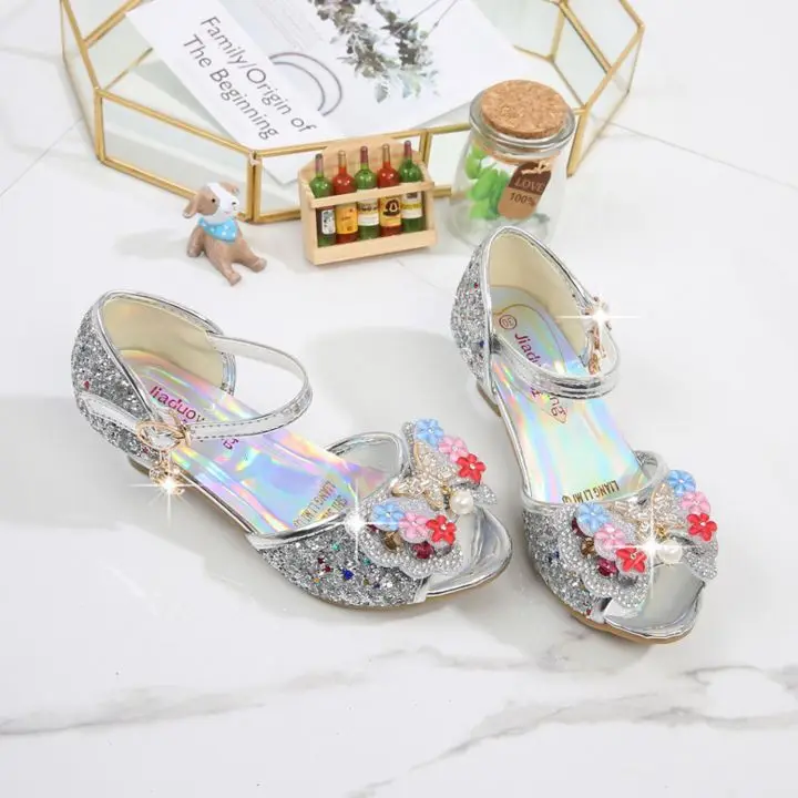 High quality little girl high heels shoes fashion sandal beach sandal At Good Price