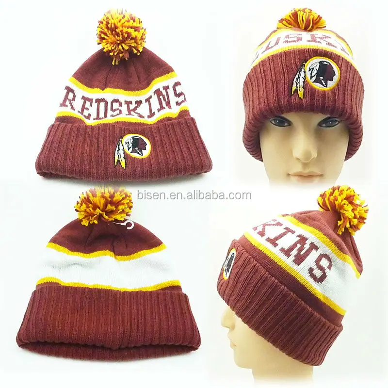 BSCI factory Good Quality Jacquard Cotton/ Acrylic Knitted Beanie,Winter Hat