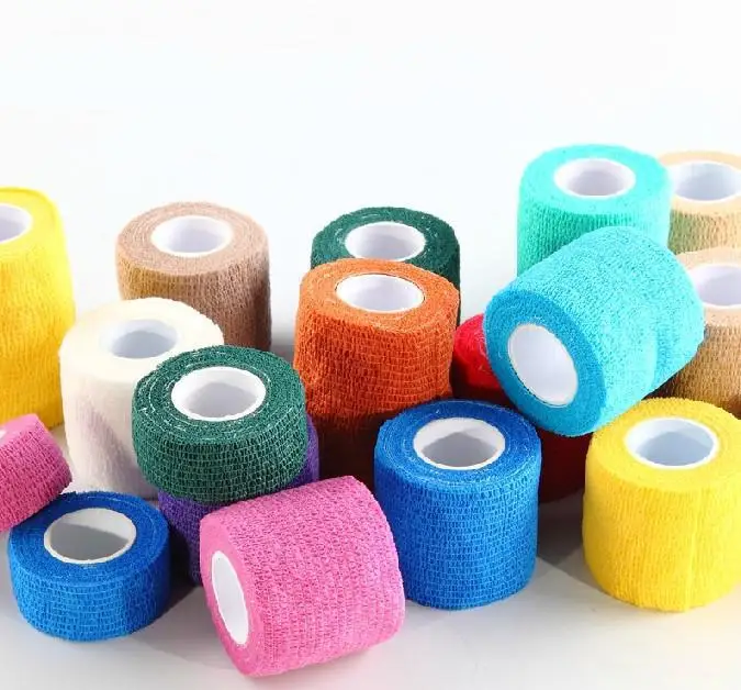 Professional Veterinary Latex Cohesive bandage with CE certificate