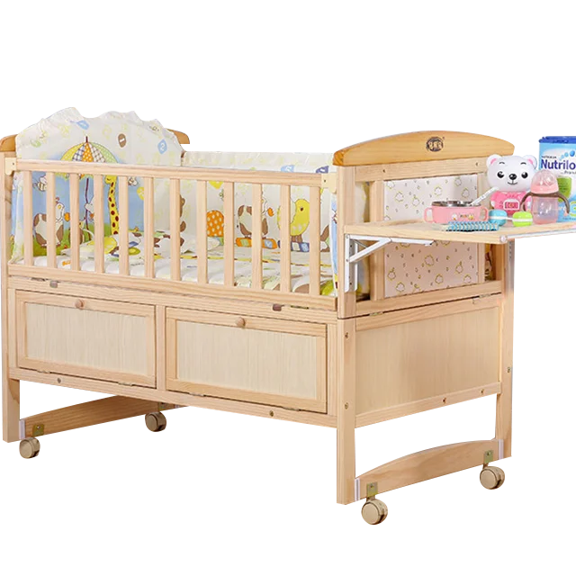 New type bed rail design /portable baby bed/baby cot prices
