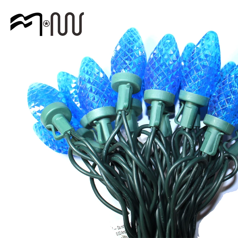 
cost price led light string Xmas light C9 for decor 25LED 5m for garden 