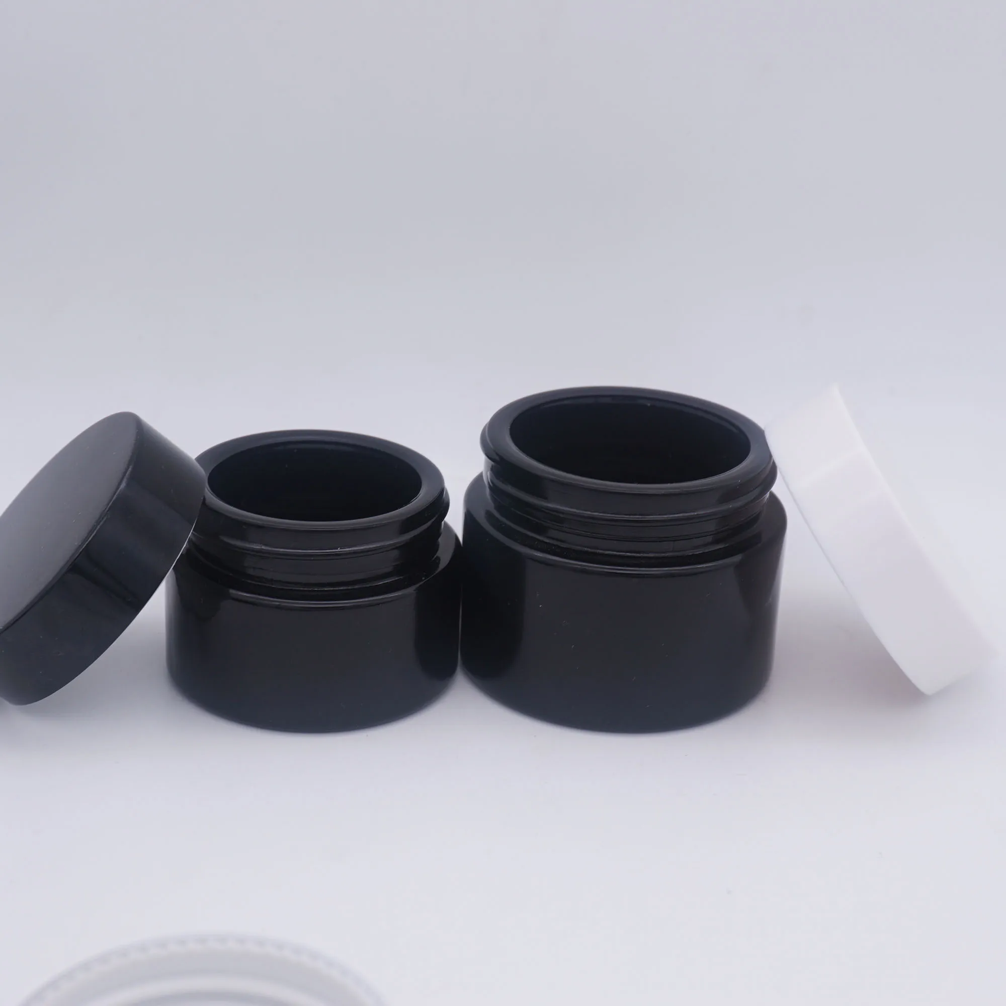 УФ стекло фиолетовый 4 унции стеклянные косметические банки