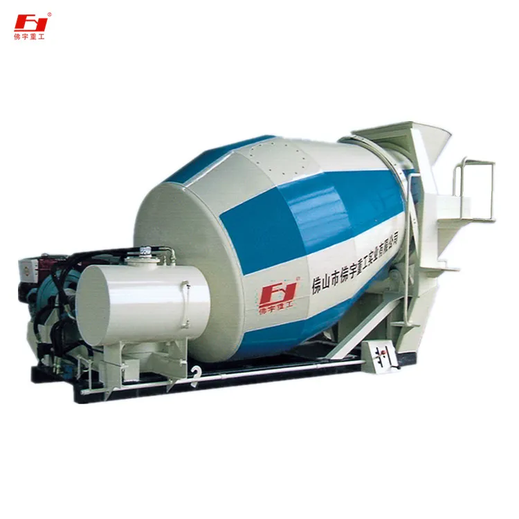 Concrete machine mixer transport mixing truck with auto water feed system Responsible concrete for the transportation