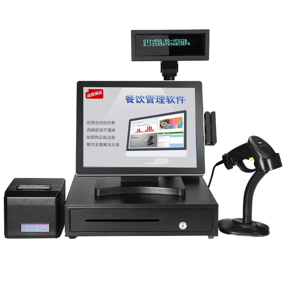 Windows OS Mitsubishi all in one pc pos touch screen POS terminal