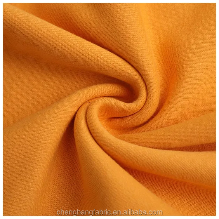 Fabric factory 300gsm 50 cotton 50 polyester wide width terry brushed fabric for sweatshirt