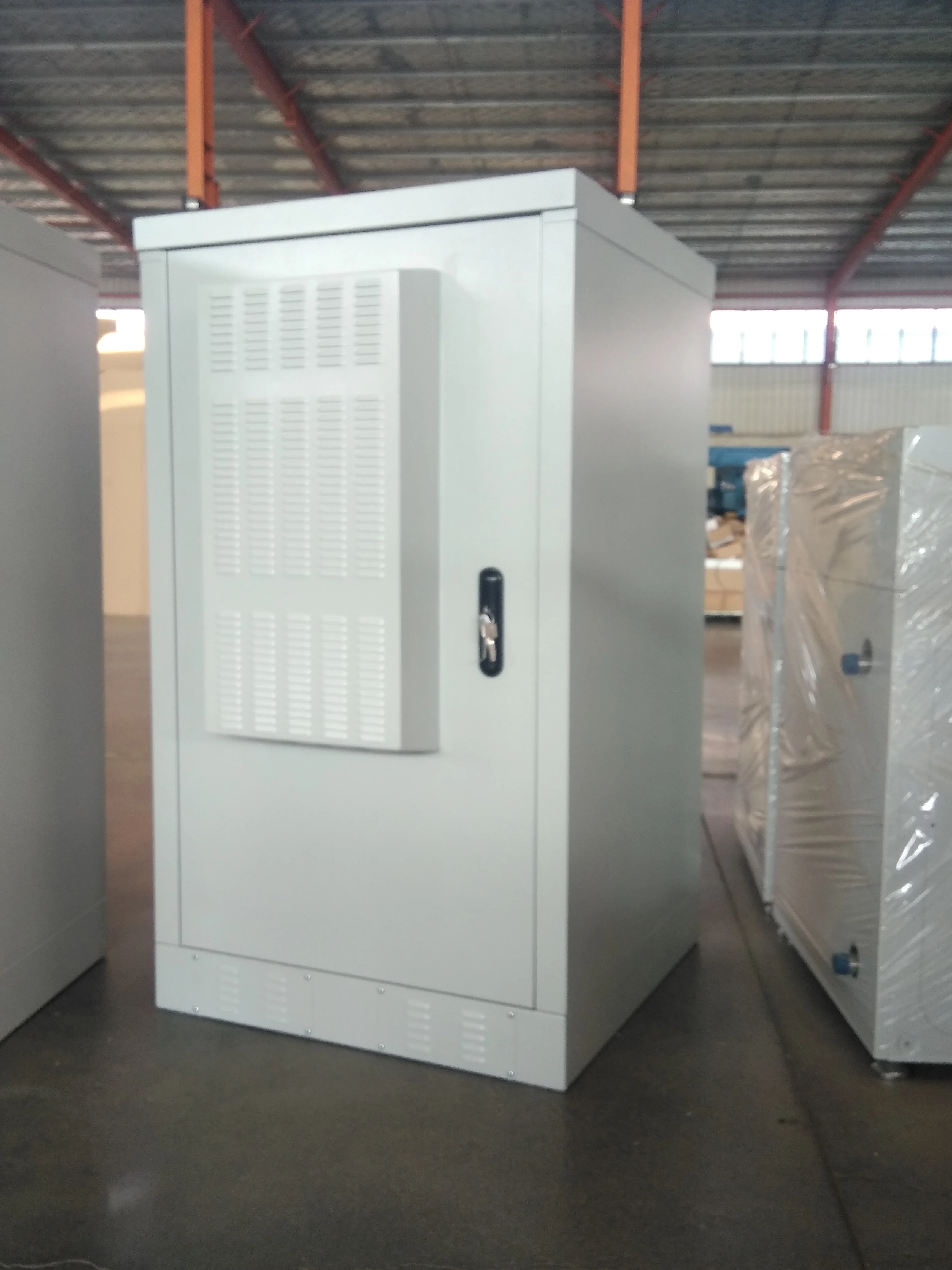 25U 19inch outdoor telecom cabinet waterproof metal electrical enclosure two doors with air conditioner SK-80104