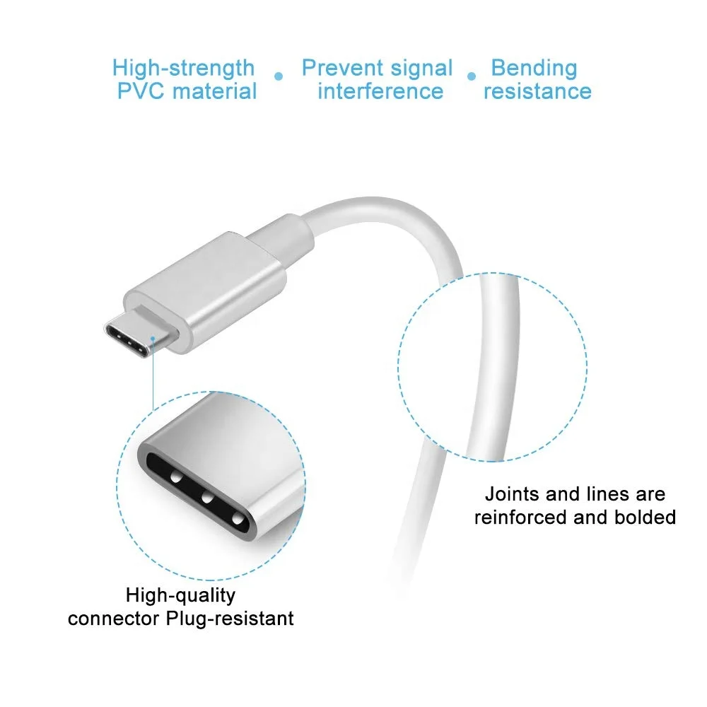 Сетевой адаптер SUNLINE USB C к RJ45 female Lan гигабитный для 100/1000 Мбит/с Ethernet cabl