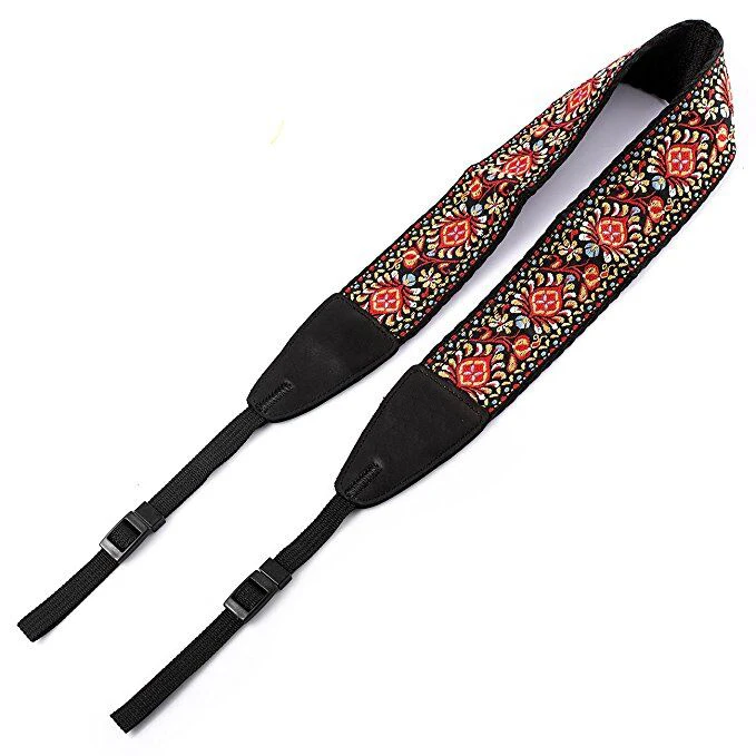 Camera Accessories Hot Selling Vintage Custom Jacquard Woven Camera Strap