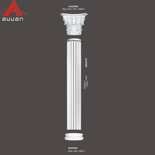 LC1330W Factory Manufactured Interior Round Column Design Modern Column