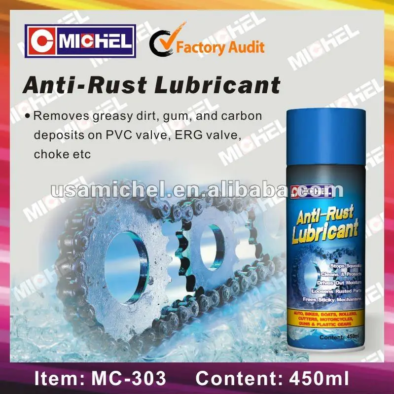 All purpose Anti-Rust Lubricant Spray