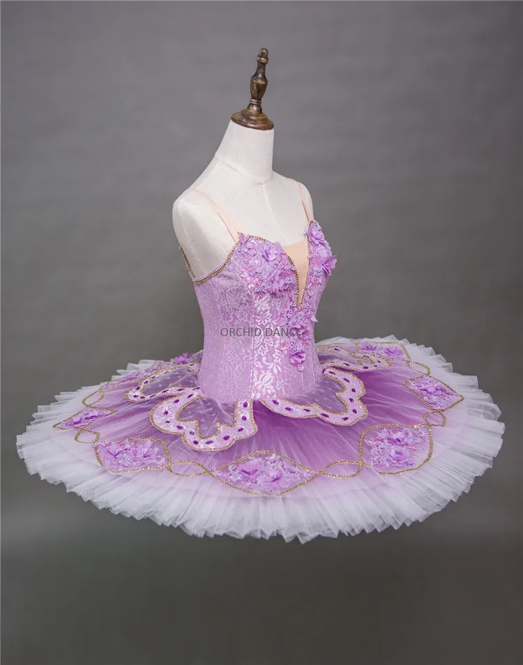 Professional High Quality Unique Design Ballet Costume Girls Purple Ballet Tutu