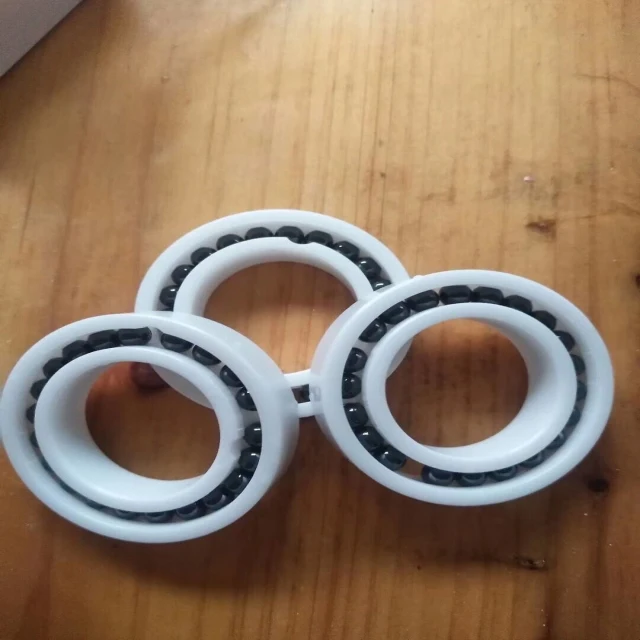 Однорядный шаровой подшипник ZrO2, Размер 15x24x5 мм, полностью керамический подшипник, 6802 2RS для ступицы велосипеда