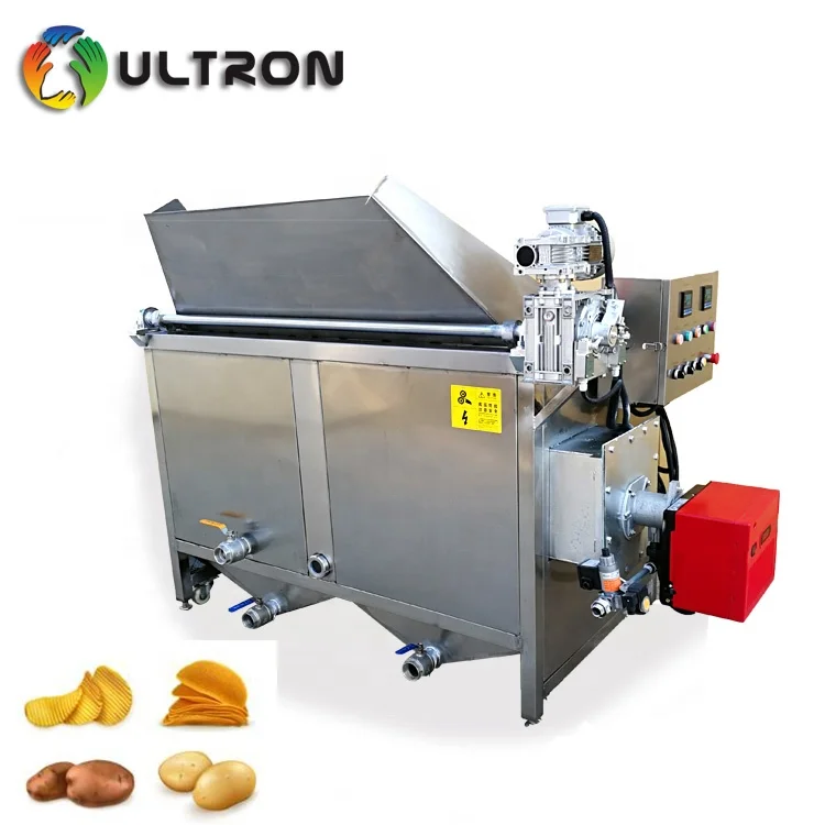 commercial stainless steel banana chips vacuum frying machine