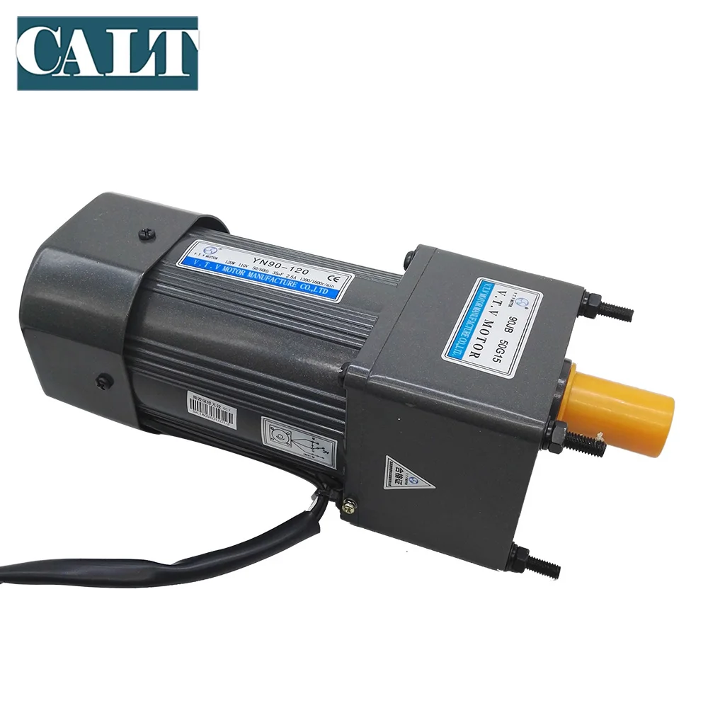 220V 90mm Frame 120W AC Gear Motor YN90-120/90JB60G15 Single Phase Speed Control