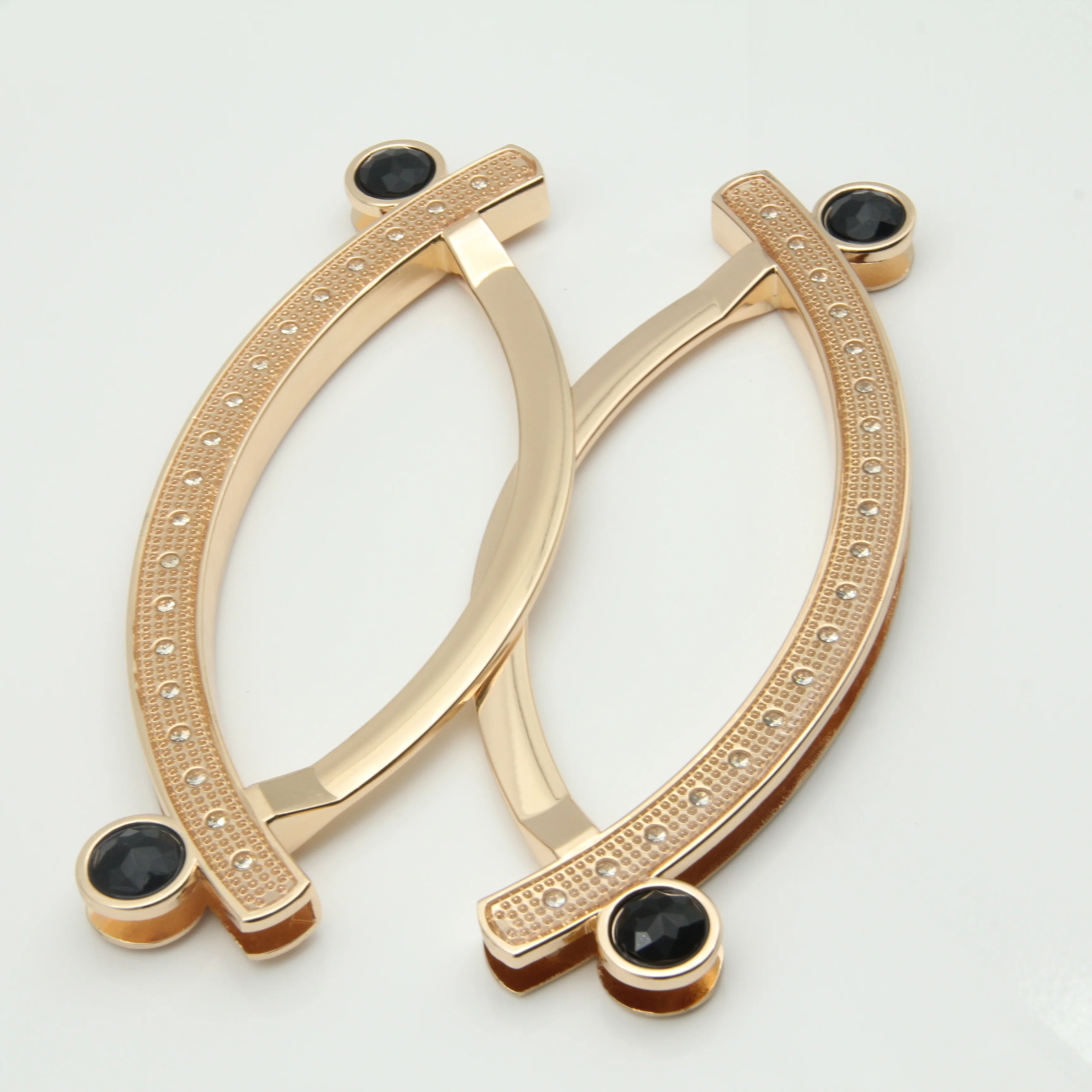 Fancy Good Quality Women Bag Hardware Accessories Metal Bag Handles For Sale