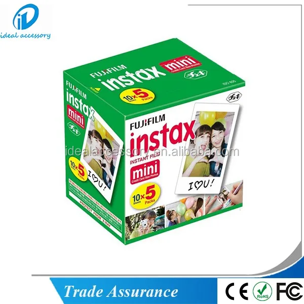 Fujifilm Instax Мини плёнки 50 листов для Instax Mini7s, mini8, Mini90, SP-1 принтер