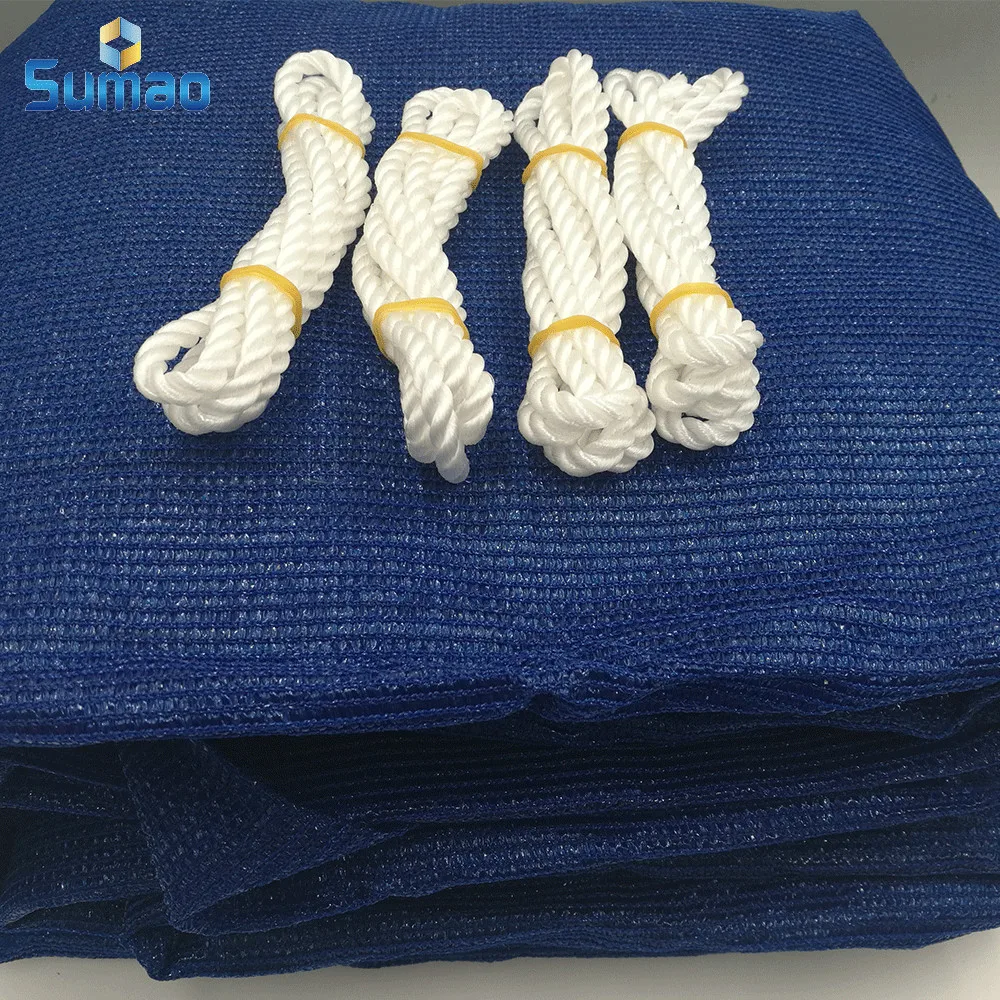 HDPE Outdoor with popular size 5x5x7 Sand Sun Shade Sail in stock packing in carrier bags