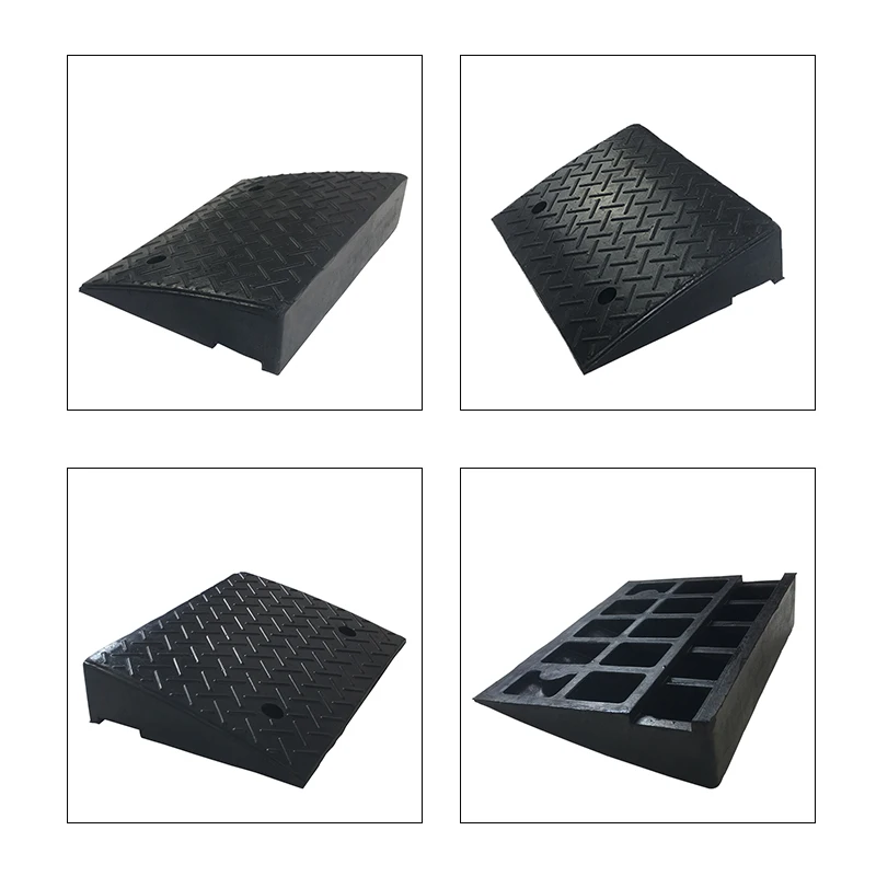 10cm High Heavy Duty Rubber Traffic Car Ramps Kerb Ramp Driveway Curb Ramp
