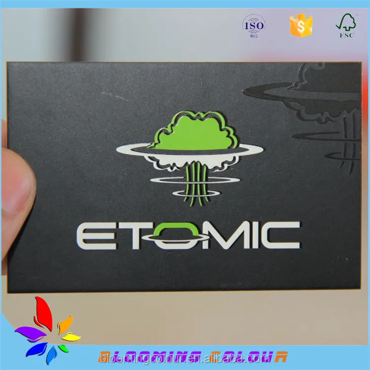 500g thick paper spot UV business card