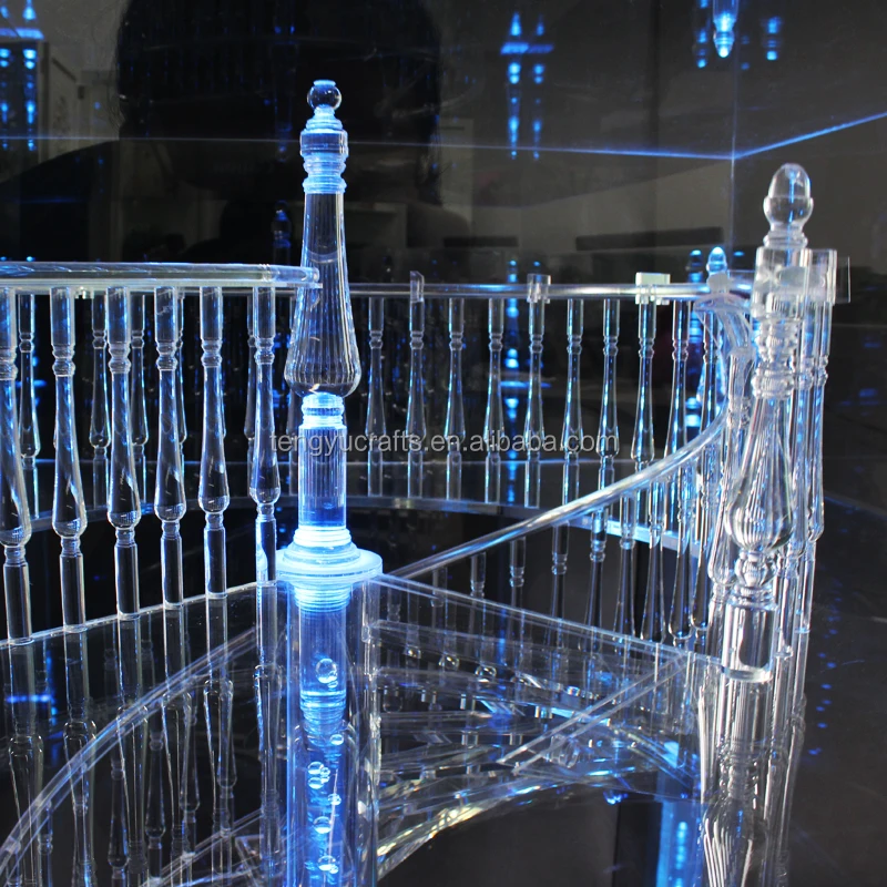 Hot selling acrylic products with LED light base engraved acrylic custom ,transparent shiny acrylic products