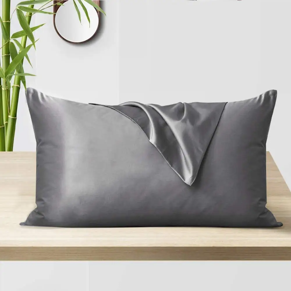 Soft Pillow Cover /bulk Pillowcase Suppliers 100% Organic Bamboo China as Silk Envelope Type Customized Logo Woven Hongda